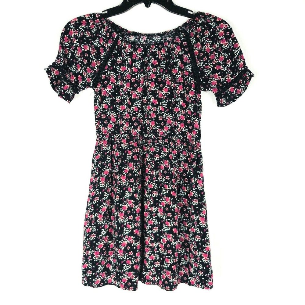 2 for $20 LA CONDUCT Girl's Floral Dress Lace Trim